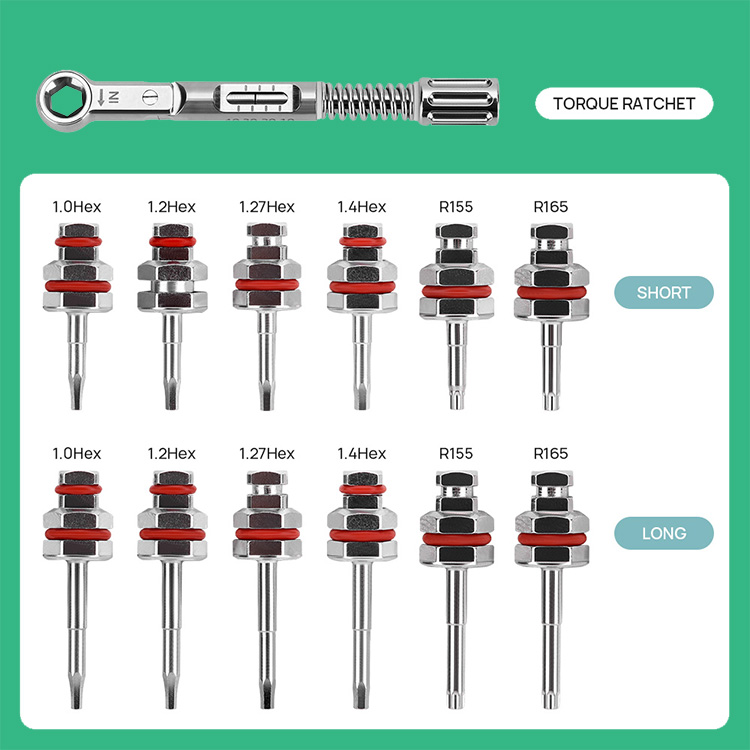 KHI07 Dental Implant Hex Drivers Kit